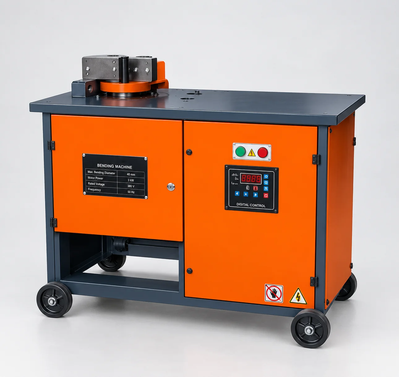 GFC20 PRO — dobradeira elétrica reforçada, motor 5,5kW